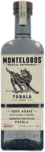 Montelobos Mezcal Artesanal Tobala Joven 100 Agave