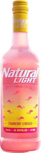 Natural Light Strawberry Lemonade Flavored Vodka