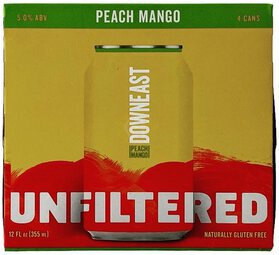 Downeast Peach Mango Hard Cider 12oz Cans 12OZ - The Beer ...