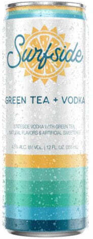 Surfside Green Tea Vodka 4pk 12oz Can
