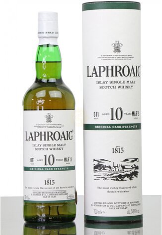 Laphroaig 10 Year Old Cask Strength Islay Single Malt Scotch Whisky