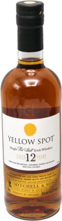 Mitchell & Son Yellow Spot 12 Year Old Single Pot Still Irish Whiskey