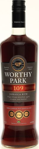 Worthy Park 109 Jamaican Rum 54.4% 750ml - Ryan's Wine & Spirits ...