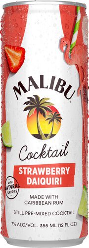Malibu Cocktail Strawberry Daquiri 4pk 355ML - Rollers Wine ...
