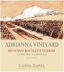 Catena Zapata Adrianna Mundus Bacillus Malbec 2019 750