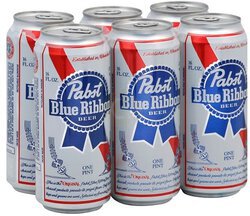 PABST BLUE RIBBON 16 OZ 6 PK CAN 16OZ - Wines and More, Milford ...