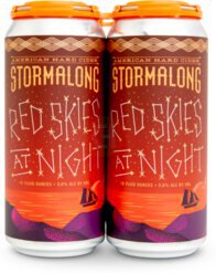 Stormalong American Hard Cider Red Skies At Night 4pk Cans 16OZ ...