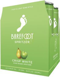 Barefoot Refresh Crisp White Spritzer single Cans 8 OZ