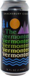Shacksbury The Vermonter Gin Barrel Aged Cider Vergennes Vt 16OZ ...