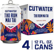Cutwater Tiki Rum Mai Tai single Cans 12oz