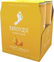 Barefoot Refresh Pinot Grigio Spritzer 4pk 250