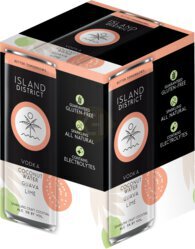 Island District Vodka Coconut Guava Lime single 12oz
