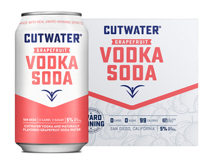 Cutwater Vodka Grapefruit single Cans 12oz