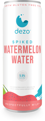 Dezo Spiked Watermelon C&L Water 4pk Can 12oz
